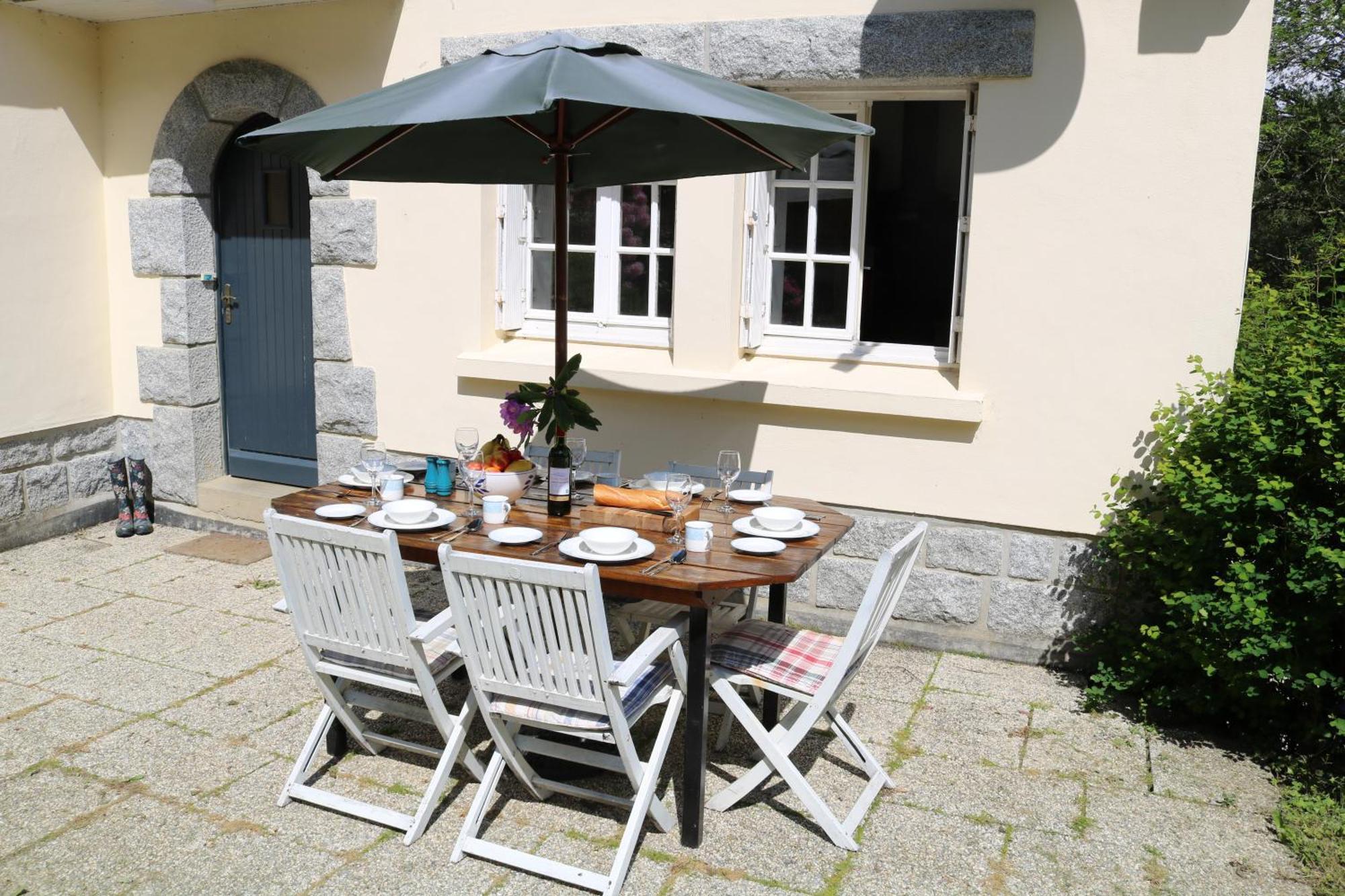 Fontaine Blanche River View, Large Patio & Garden In Central Brittany With Starlink Wifi Treffrin ภายนอก รูปภาพ